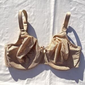 Chantelle C Magnifique Seamless Unlined Minimizer Bra 36DDD Beige C18910